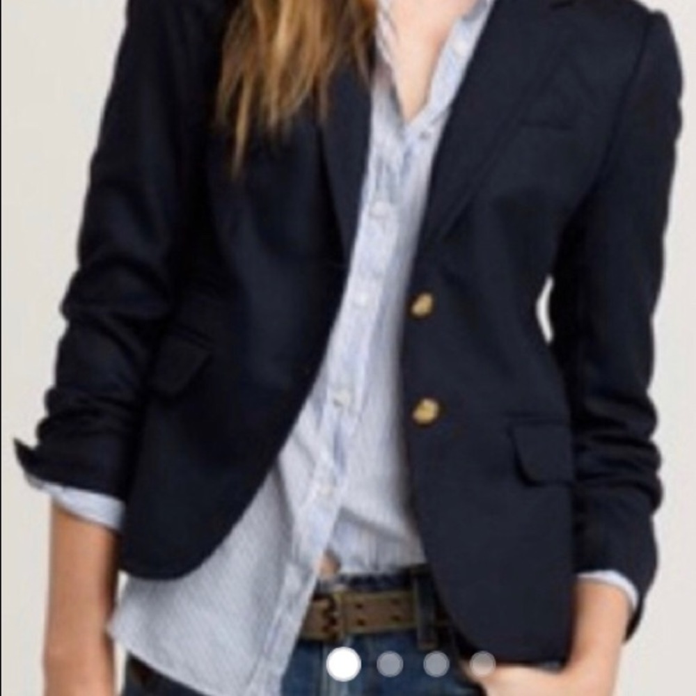 COPY - J Crew black schoolboy blazer size 12